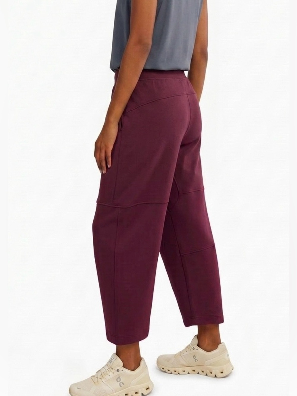 FP Movement Top Score Barrel Pants Deep Mulberry XS Utility Chic Elevated casual